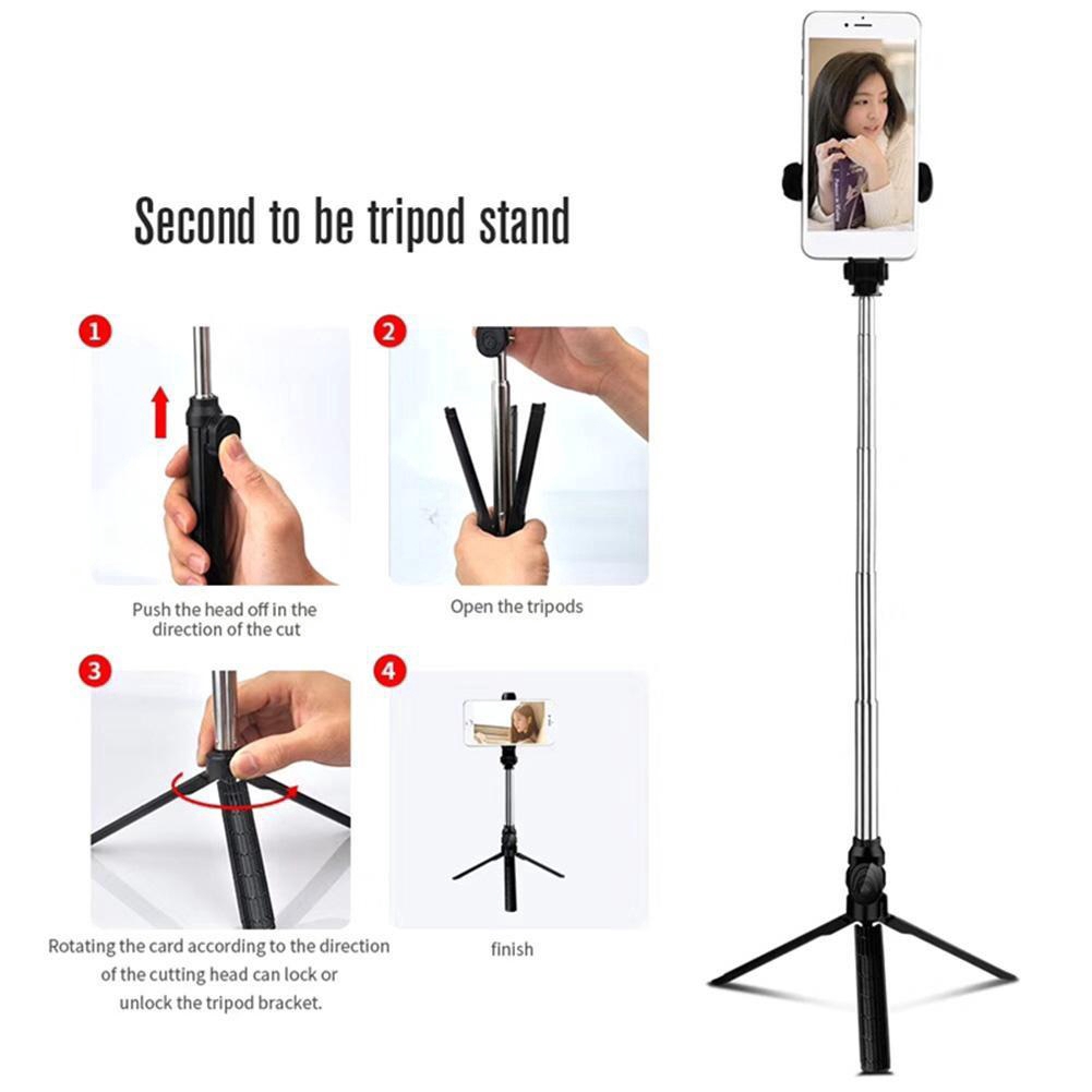 Chân tripod gỡ điện thoại chất lượng cao không dây cho iPhone 11 XS/X/iPhone 8 Plus Galaxy