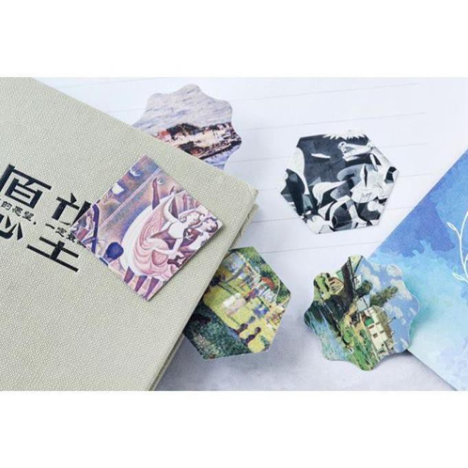 Bộ 46 Sticker Tranh Nghệ Thuật Đẹp E54