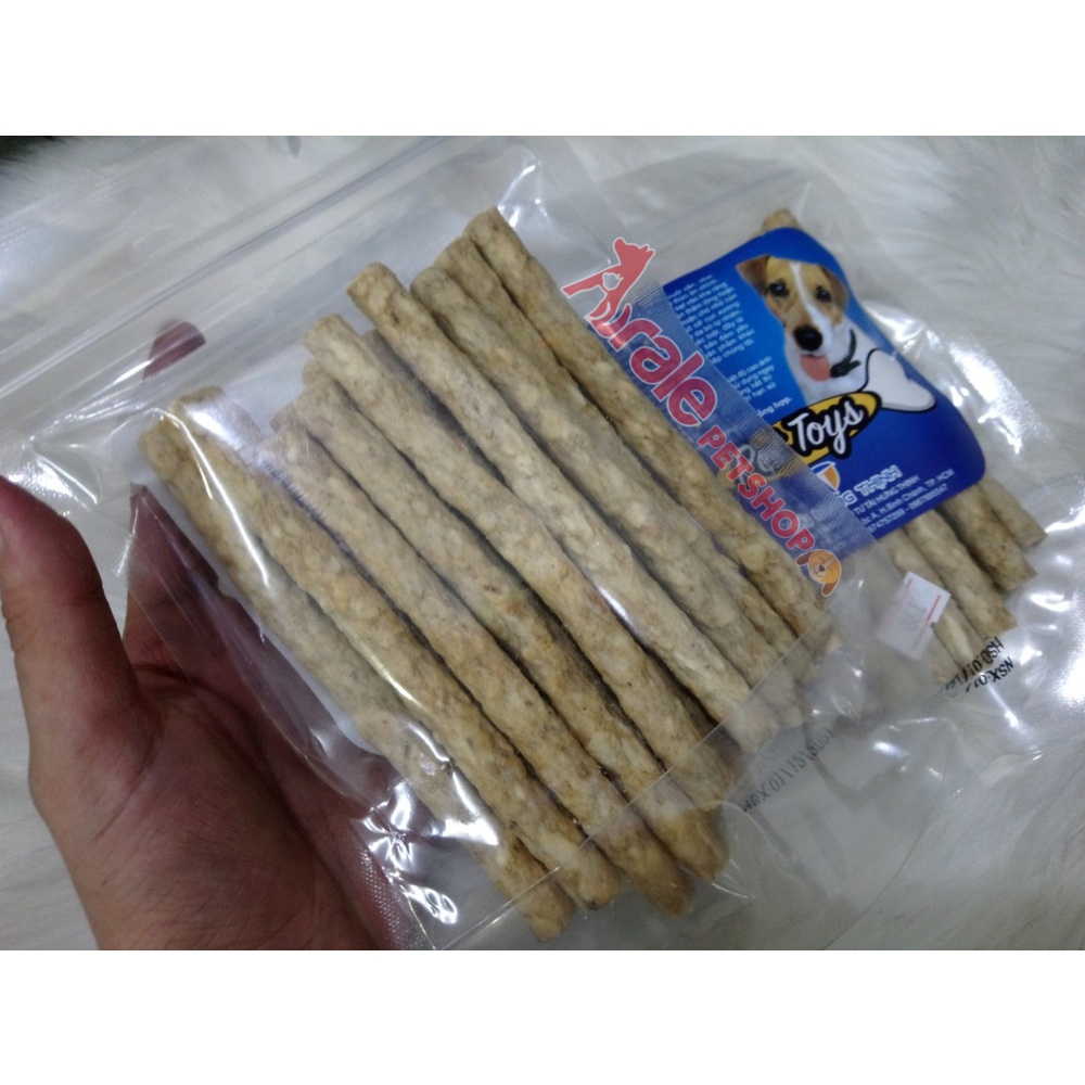 Xương gặm sạch răng da bò 861