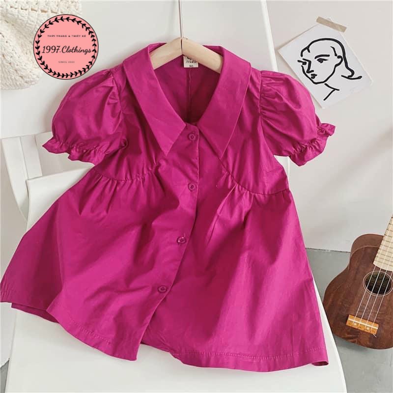 Set váy đôi cho mẹ và bé gái màu hồng Pink Váy suông form rộng Mẫu mới 2021