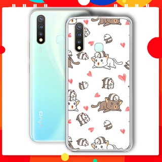 [FREESHIP ĐƠN 50K] Ốp lưng Vivo Y19 in hình gấu trúc chibi cute - 01254 Silicone Dẻo