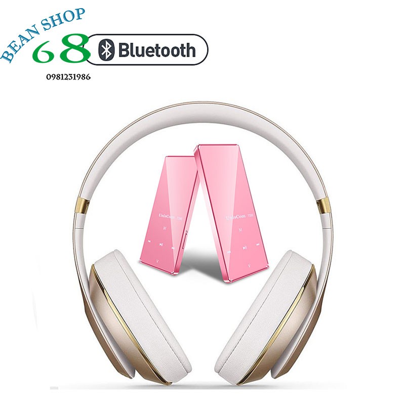 Máy nghe nhạc lossless bluetooth Uniscom T590 màu hồng