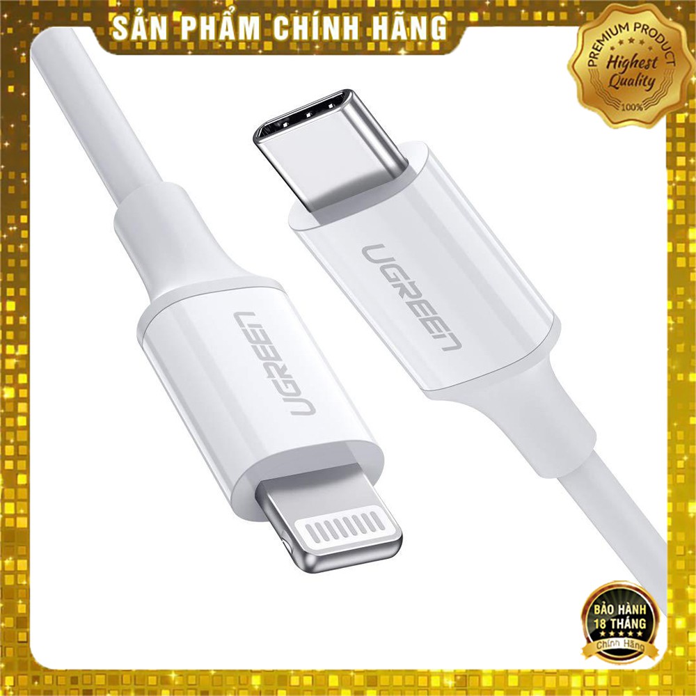 Cáp USB Type C to Lightning Ugreen 10493 dài 1m chính hãng - Hapu Shop