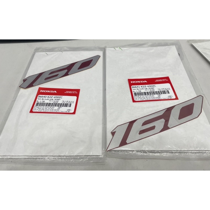 tem 160 ab Tem ốp trước honda