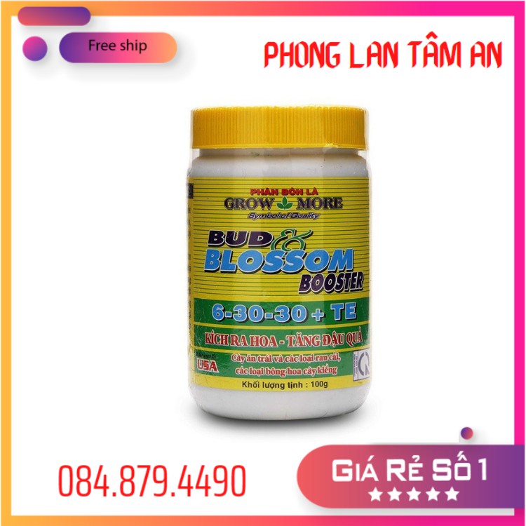 Phân bón lá của Mỹ NPK 6-30-30+TE kích thích ra hoa, tăng đậu trái