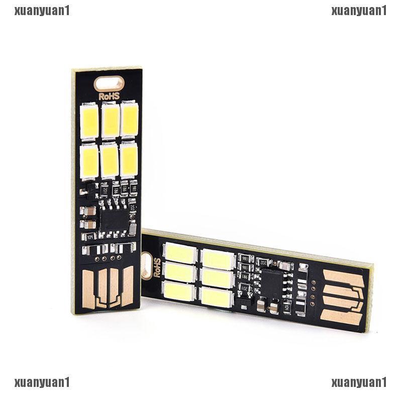 1 Đèn led 6 Bóng mini Di Động Cảm Ứng Ánh Sáng Trắng Ấm / Thuần Khiết