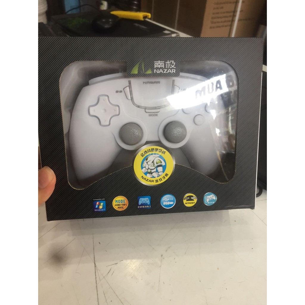 Tay Cầm Chơi Game, Tay Game 4 Nút Cho Máy Tính, Laptop, Box - Chơi FIFA, Pes, Giả Lập - Hàng Chính Hãng