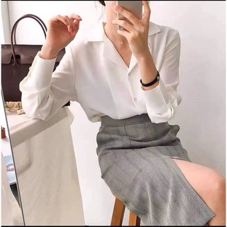 [Ảnh thật]Áo sơmi công sở siêu xinh