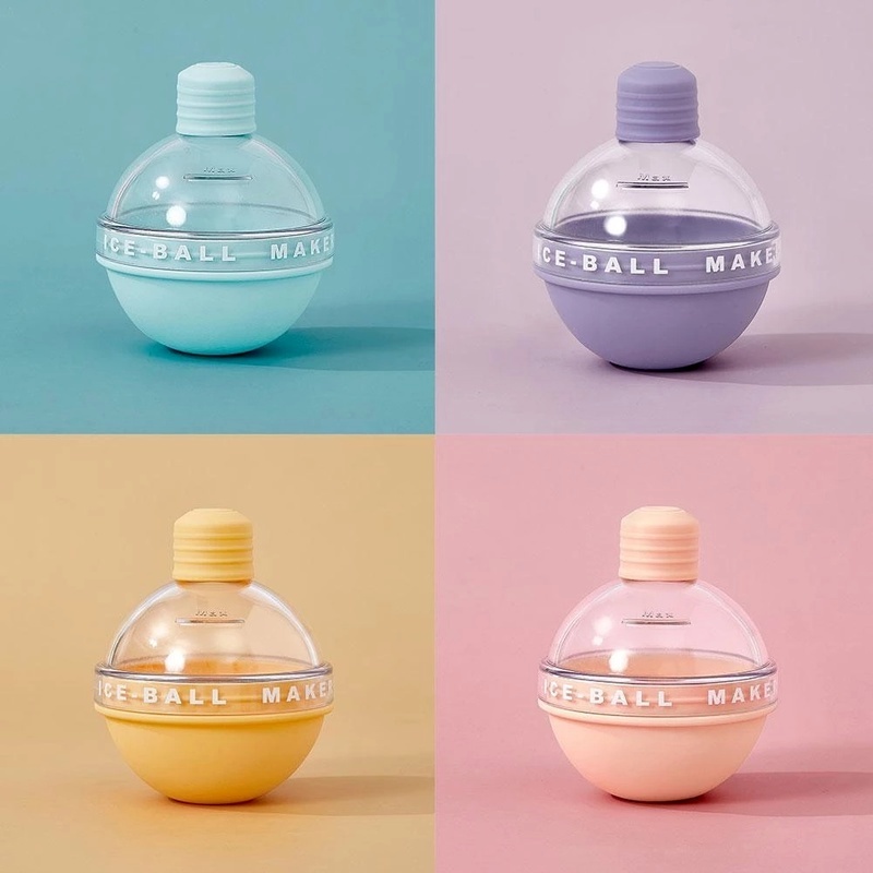 Khuôn Silicone Làm Đá Hình Cầu Tiện Dụng