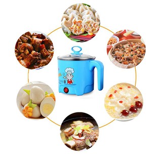 (TẶNG 2 KHẨU TRANG Y TẾ 4 LỚP) CA NẤU MÌ, NẤU LẨU SIÊU TỐC MINI 18CM