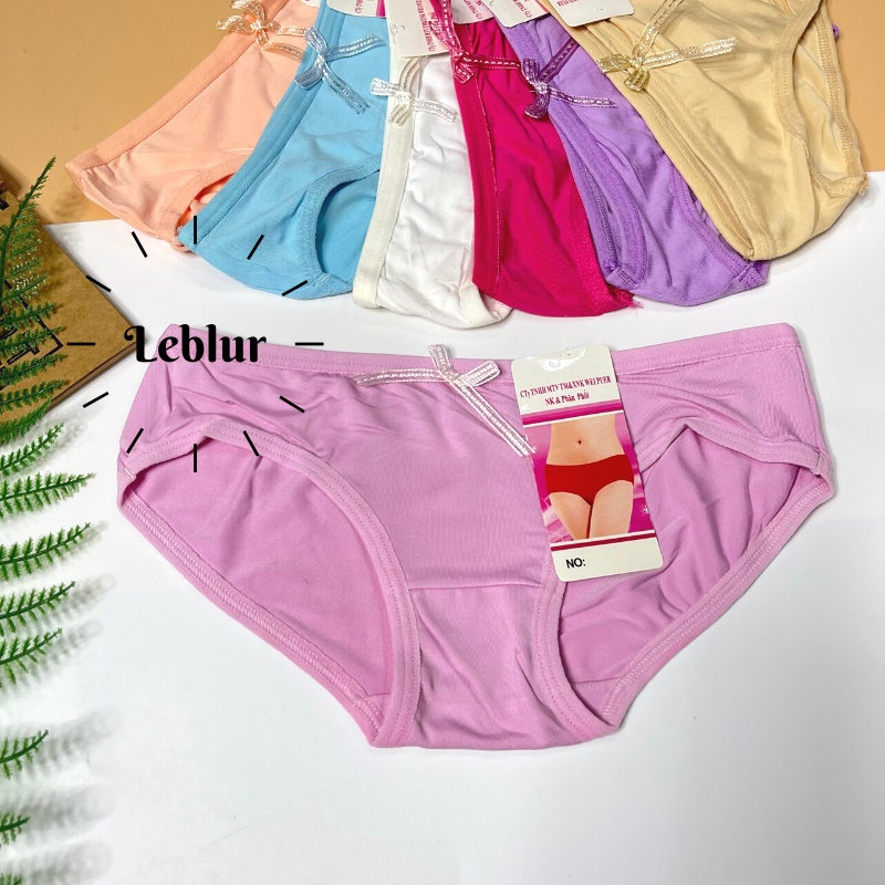 Quần lót trẻ em - mẫu trơn, chất cotton mịn nhẹ