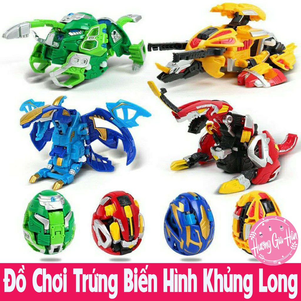 Đồ Chơi Trứng Khủng Long Biến Hình Cỡ Đại (7,5cm x 11cm) Giúp Bé Phát Triển Trí Tưởng Tượng Và Sáng Tạo