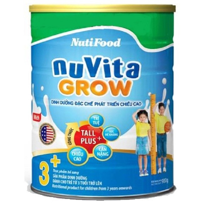 Sữa Nuvita Grow 3+ 900g (3 tuổi trở lên) date t5/2022