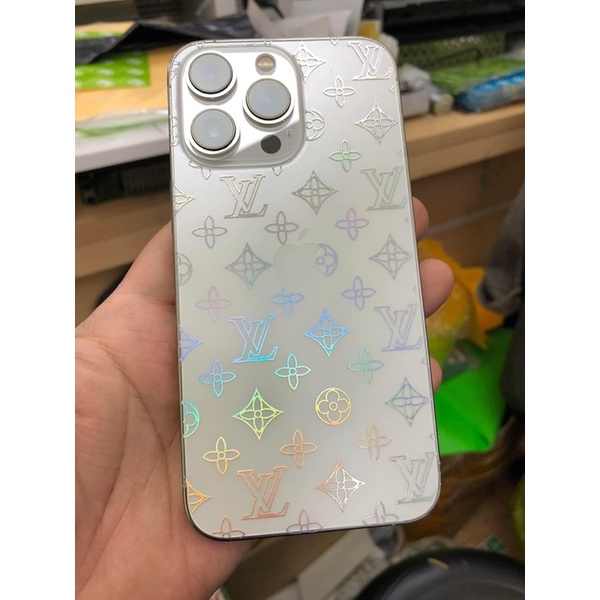 Miếng dán PPF chống va đập LV 7 màu cho iPhone 6 đến 14 pro max