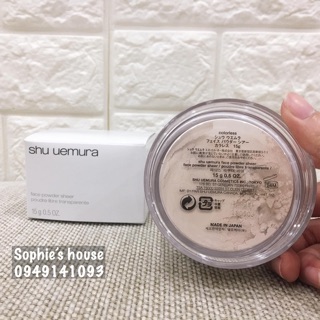Phấn bột Shu Uemura Face Powder Sheer