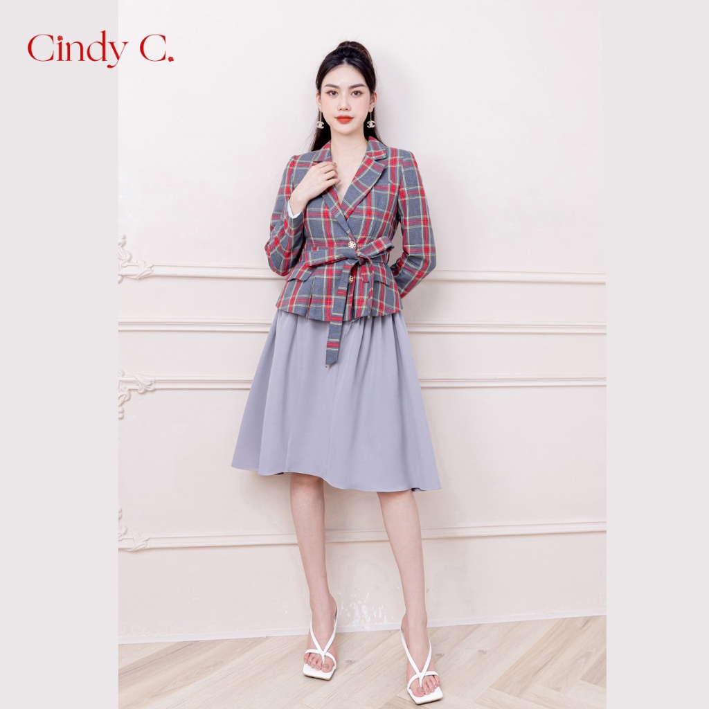 Áo khoác Dreamboat CINDY C chất liệu Tweed phong cách công sở thanh lịch 780