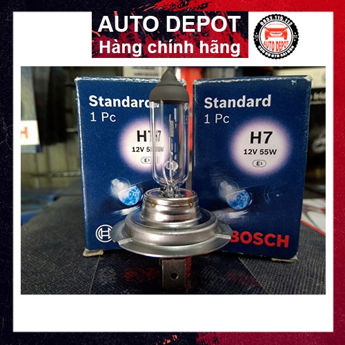 Bóng đèn Halogen chính hãng  Bosch H7 12V55W 0986AL1524 HD4 tem chống hàng giả