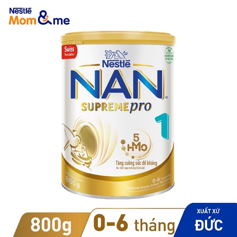 Sữa nan supreme pro 1(800g)mẫu mới date mới nhất