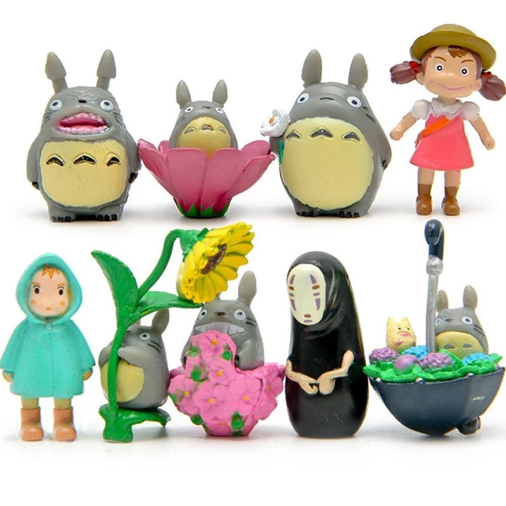 Set 9 Mô Hình Totoro 3-5cm Trang Trí Xe Hơi