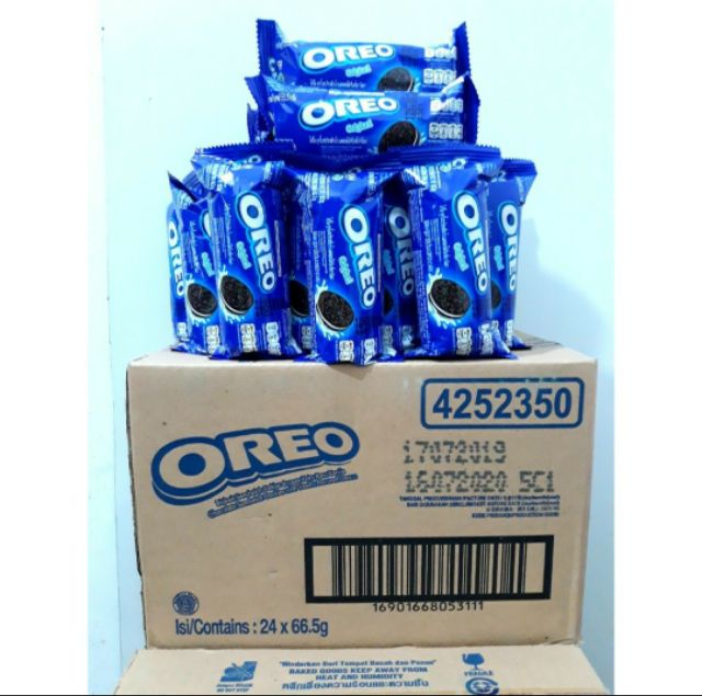 Bánh quy oreo socola nhân vani gói 67g