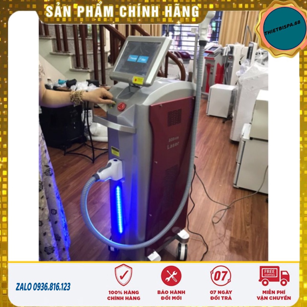 MÁY TRIỆT LÔNG DIODE LASER 808NM GIÁ TỐT Lỗi 1 đổi 1