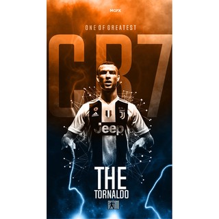 17 ảnh decal dán tường Cr7