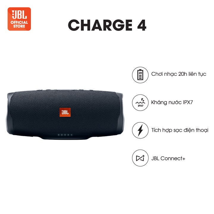 Loa Bluetooth JBL CHARGE4 - Hàng Chính Hãng