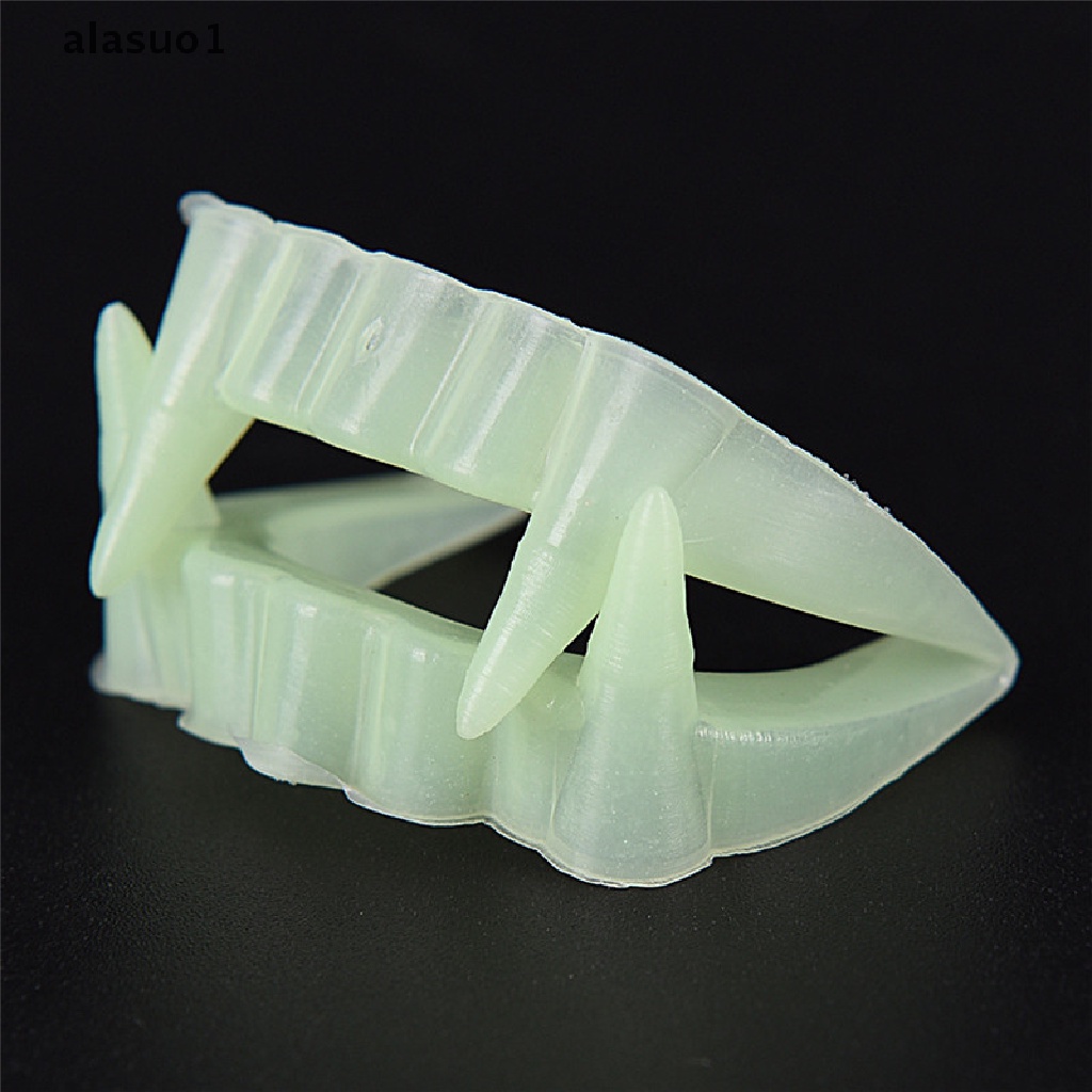 1 10 Răng Giả Phát Quang Hóa Trang Ma Cà Rồng Cho Lễ Halloween