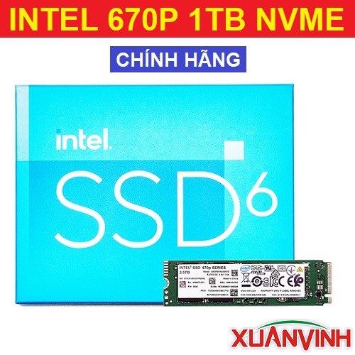 Ổ Cứng SSD INTEL 670P 1TB M2 NVME PCIE GEN 3X4 New 100% Chính Hãng