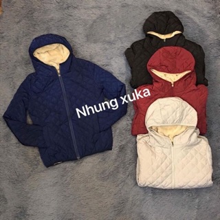 Áo phao lót lông cừu cực đẹp 
