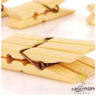 Bộ 20 Kẹp Gỗ Trúc