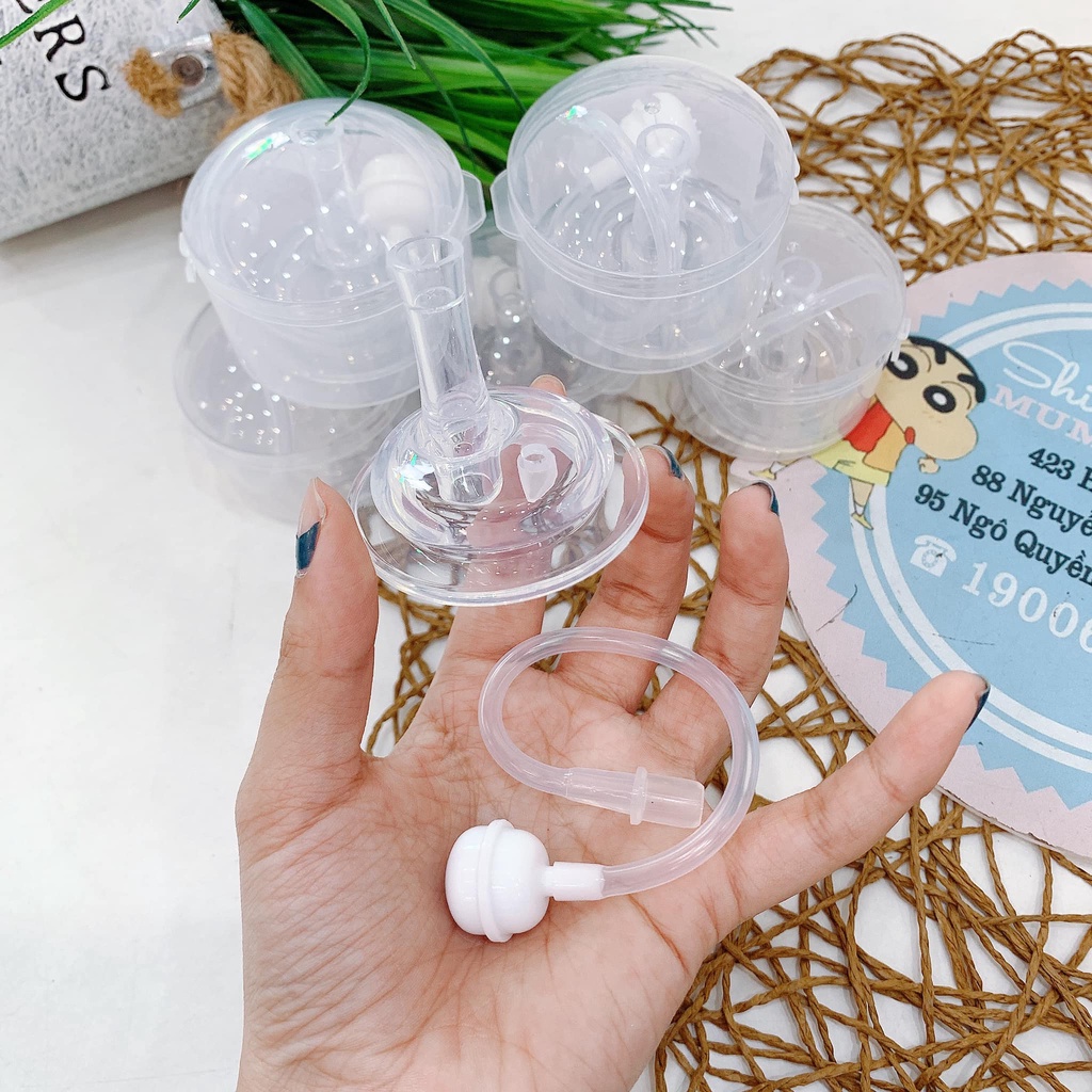 Bộ ống hút thay thế bình ti cổ rộng