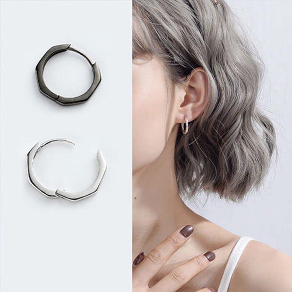 Bông Tai Hình Bát Giác Thời Trang Nữ Tính