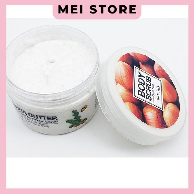 Tẩy Tế Bào Chết BIOAQUA Hạnh Nhân, Bơ Hạt Mỡ, Dưa Leo Cho Mặt Và Toàn Thân 120g