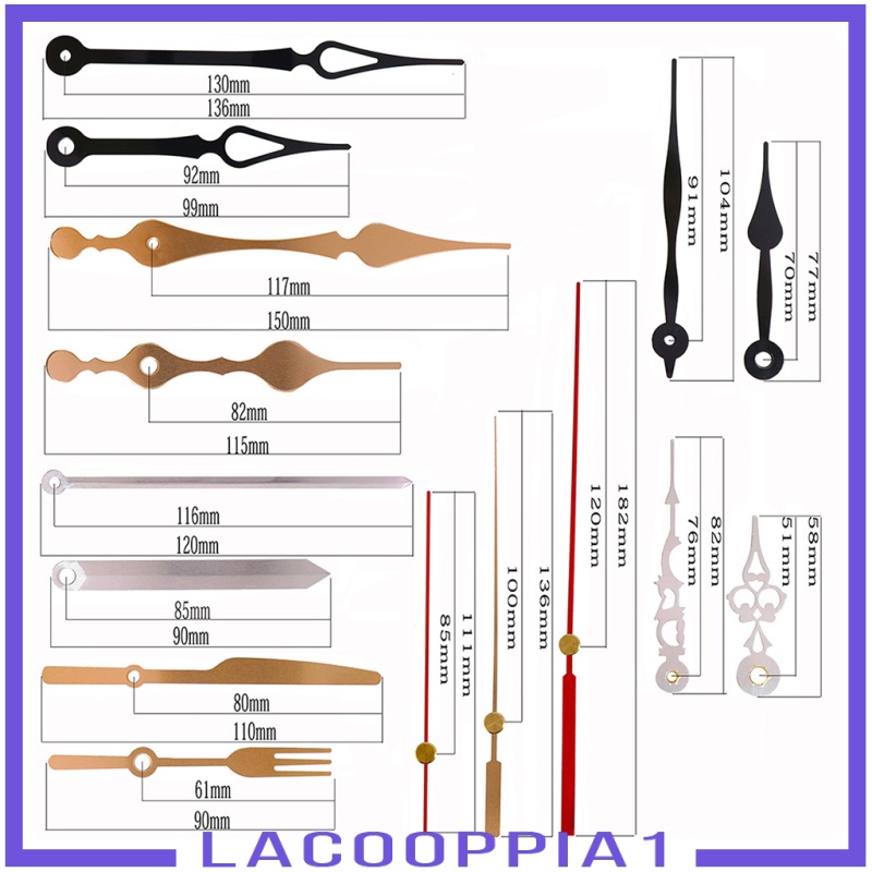 Bộ Kim Đồng Hồ Thay Thế Lacooppia1