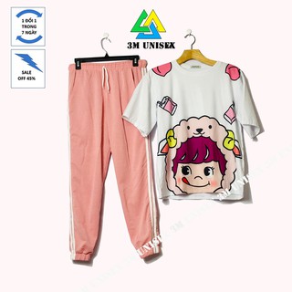 ĐỒ BỘ ỐNG BO 3M UNISEX FORM RỘNG FREESIZE CHO NỮ