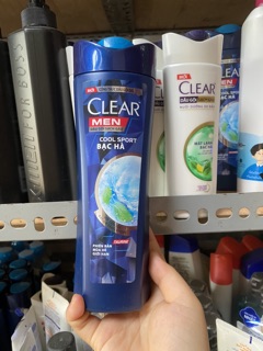 Dầu gội clear bạc hà 340g
