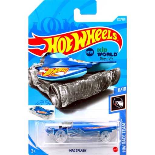 Xe mô hình Hot Wheels basic Mad Splash GRY23, 40K.