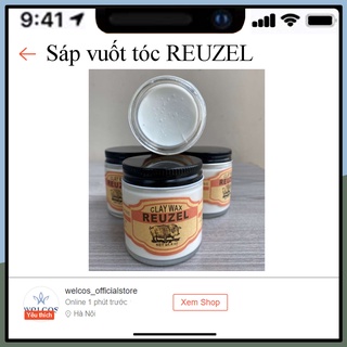 Sáp clay wax reuzel phiên bản hũ thủy tinh lợn mới nhất 2022 mn45