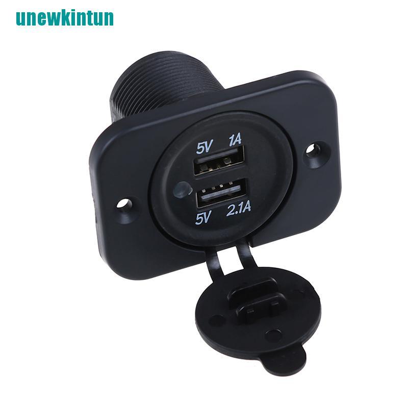 Ổ Cắm Sạc 2 Cổng Usb 1a & 2.1a 12v Cho Xe Hơi / Xe Máy / Tàu Thuyền | BigBuy360 - bigbuy360.vn