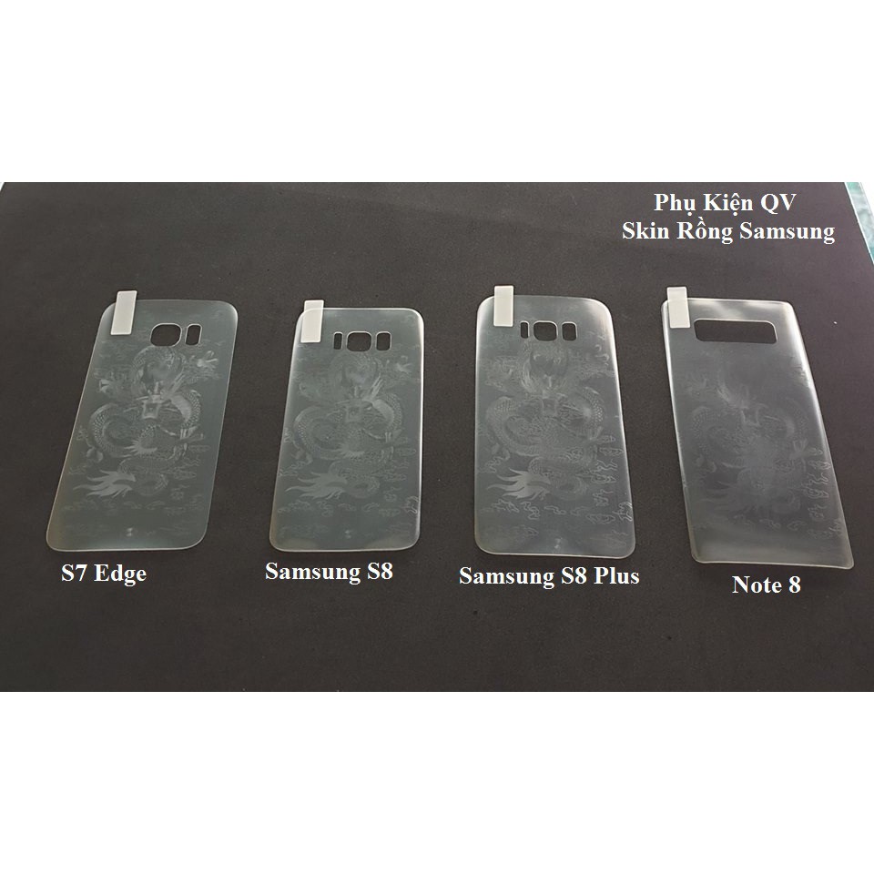 Miếng Dán Skin Rồng Dành Cho Samsung S7 Edge / S8 / S8 Plus / Note 8