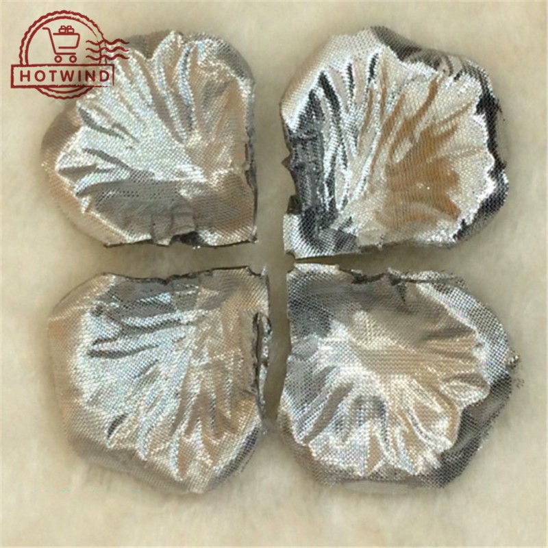 Bộ 100 cái cái hoa mạ vàng/ bạc 5x5cm trang trí tiệc cưới