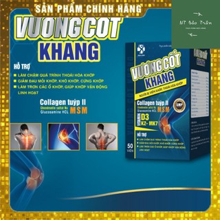 Vương cốt khang- Bổ sung các khoáng chất cho khớp,làm chậm quá trình thoái hoá khớp (Hộp 50v)