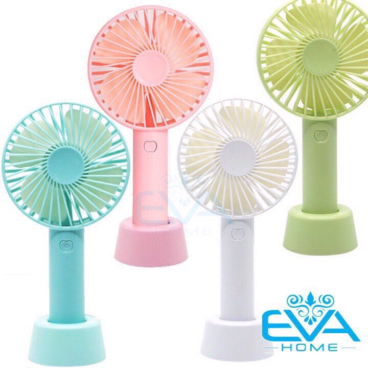 Quạt Mini Cầm Tay, Để Bàn Sạc Tích Điện Siêu Tiện Dụng Cho Mua Hè 2020 - Giao Màu Ngẫu Nhiên - Bảo Hành 3 Tháng | BigBuy360 - bigbuy360.vn