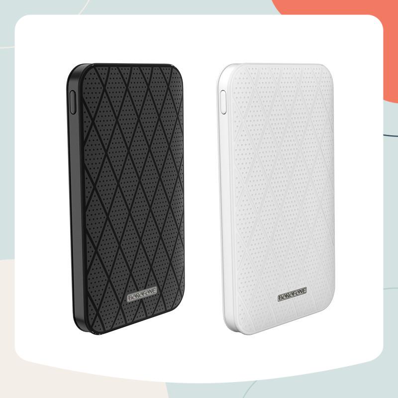 Pin sạc dự phòng siêu nhẹ có đèn LED báo dung lượng pin Borofone BT7 5000mAh