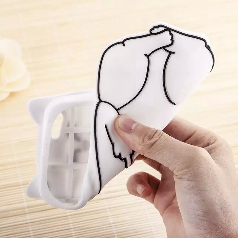 Iphone Ốp Lưng Điện Thoại Nhựa Mềm iphone 5 5s se 6 6s 7 6plus 7plus Hình Mèo ripndip