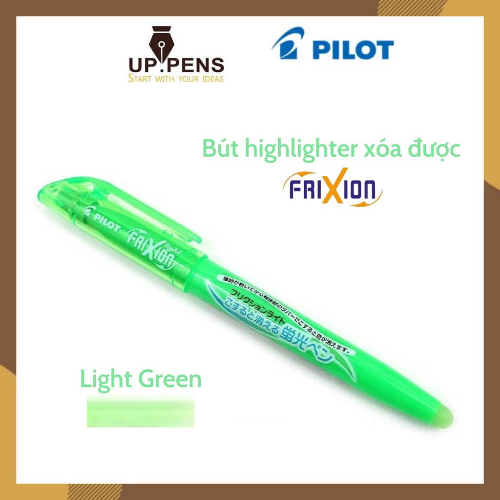 Bút dạ quang xóa được Pilot FriXion Light Erasable Highlighter- Màu xanh lá (Light Green)