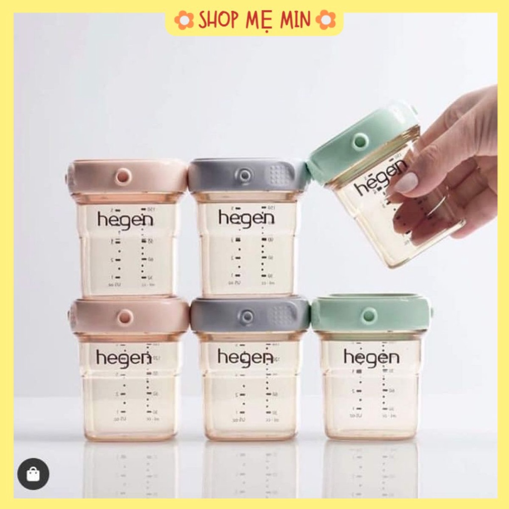 Nắp bình trữ sữa Hegen và thức ăn/ Nắp trữ Hegen chính hãng