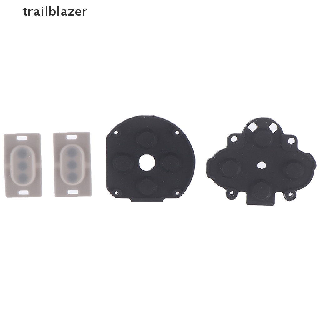 trailblazer 4pcs/set Silicone Rubber Button Switch Conductive Pad Replacement for PSP 1000 UIO