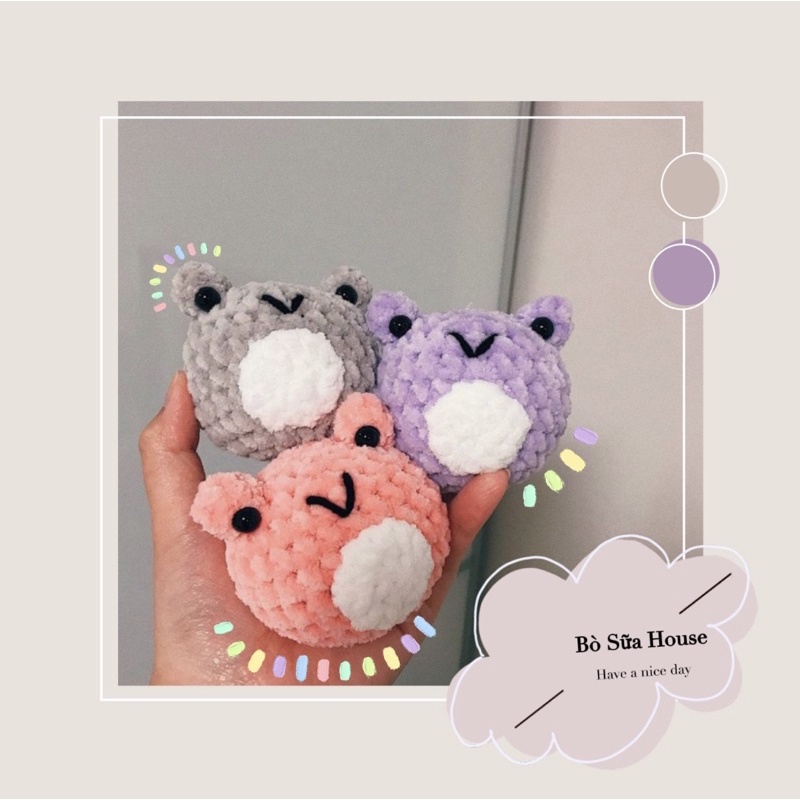 Pé ếch hông ú 👉🏻👈🏻 len handmade